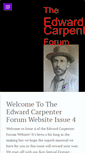 Mobile Screenshot of edwardcarpenterforum.org